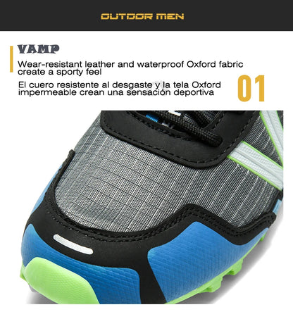 Men Hiking Shoes Waterproof Women Outdoor Trainers Lace-up Climbing Trekking Sneakers Mountain Walking Hunting Tactical Boots 47