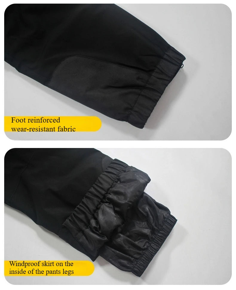 New Unisex Ski Pants Women Windproof Waterproof Snow Strides Warm Breathable Thickened Winter Outdoor Snowboarding Trousers