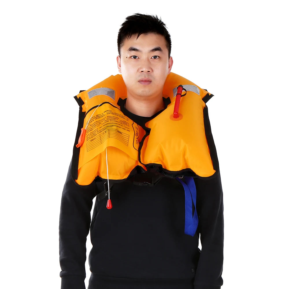 Manual Inflatable Life Jacket Adult Life Vest Water Sports Swimming Fishing Survival Jacket