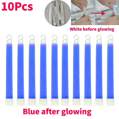 6 Inch Survival Kit Military Glow Light Sticks Walking and Hiking Camping SOS Gear Outdoor Military Equipment Camping Supplies
