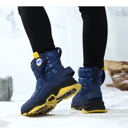 Hot Sell Girls Boots Children Snow Boots For Boys Fashion Sneakers Winter Kids Warm Snow Boots Sport Fashion Leather Shoes