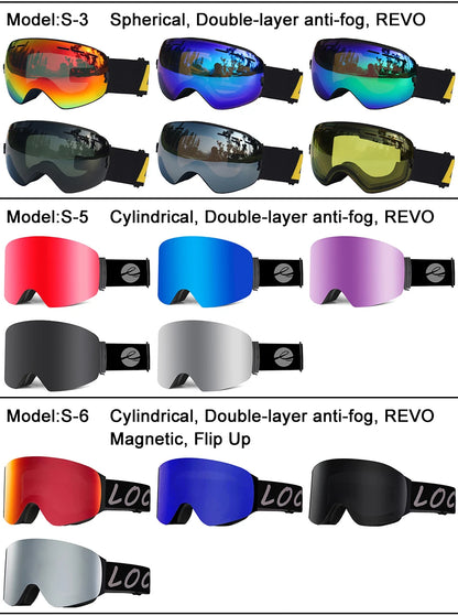 LOCLE Men Skiing Helmet Women Children Boys Girls Ski Helmet Skating Skateboard Snowmobile Motorcycle Helmets Size 52-64cm