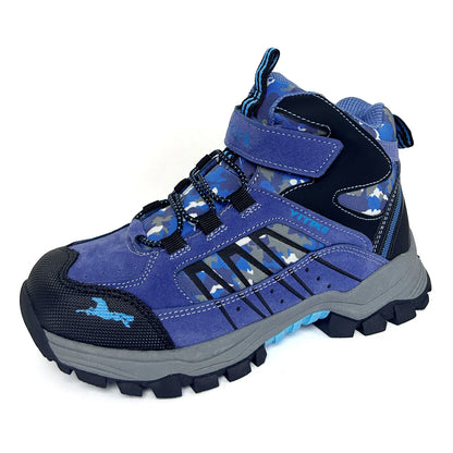Kids Hiking Boots Boys Girls Outdoor Walking Climbing Sneaker Comfortable Snow Shoes Hiker Boot Antiskid Steel Buckle Sole