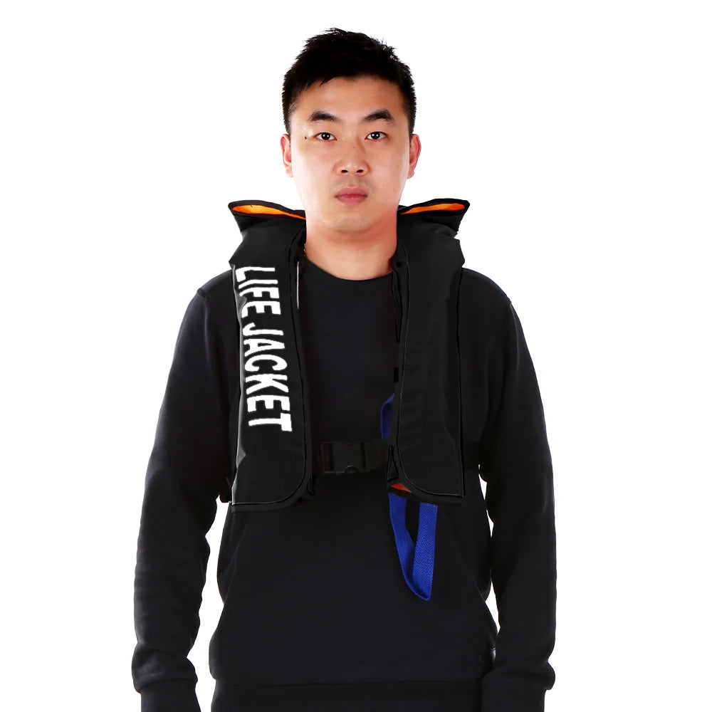 Manual Inflatable Life Jacket Adult Life Vest Water Sports Swimming Fishing Survival Jacket