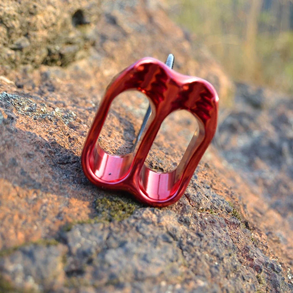 Hiking Descent Device Rock Climbing Camping Tool ATC Belay Rappel 25KN Outdoor for Family Outdoor Camping Accessories