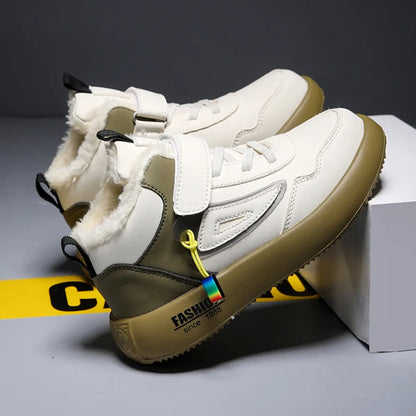 Children Snow Boots Winter Warm Casual Sneaker Boys Kids Shoes Outdoor Walking Shoes Non-slip Girls Sports Tennis Footwear New