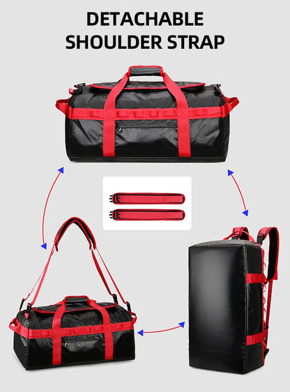 80L Climbing Backpack Sports Fitness Bag Gym Yoga Bags Outdoor Trekking Hiking Camping Rucksack Large Weekend Luggage Schoolbag