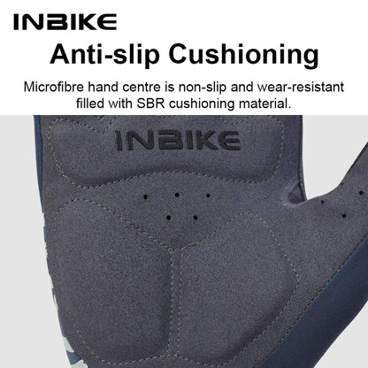 INBIKE 2024 Cycling Gloves Gel Padded for Men Autumn Winter Fleece Road Bike Gloves MTB Full Finger Touchscreen Bike Accessories