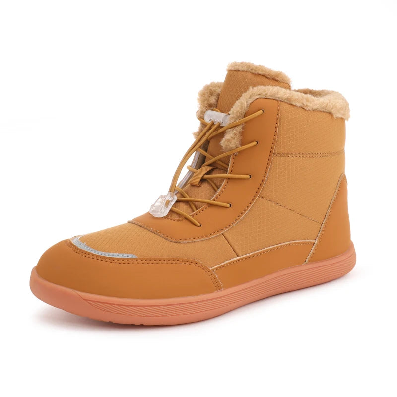 Clearance_2024 women's barefoot snow boots warm snow boots outdoor hiking shoes winter fur ankle boots women's boot Barefoot Ank