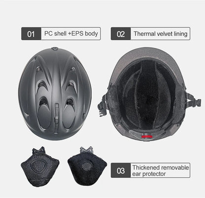 MOON PC+EPS Adult Ski Helmet for Adult and Youth Skating Skateboard Helmet Snow Sports Snowboard Helmets With 2 Gifts