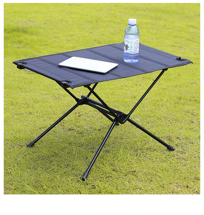 WESTTUNE Camping Folding Table Lightweight 1680D Oxford Roll-Up Table Portable Aluminum Alloy Tourist Tables for Outdoor Picnic
