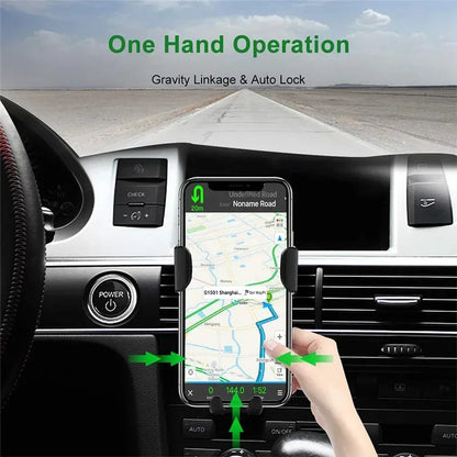 30W Wireless Chargers Fast Car For iPhone 15 14 13 12 11 Pro XS Max XR Samsung Xiaomi Wireless Charging Phone Car Holder Charger
