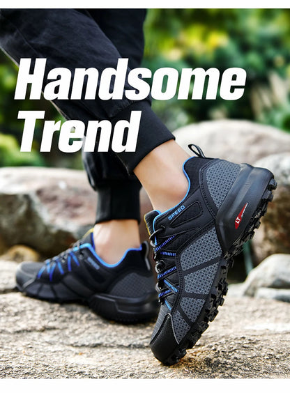 Men Women Waterproof Hiking Shoes Outdoor Camping Trainers Mountain Climbing Trekking Sneakers Walking Hunting Tactical Boots