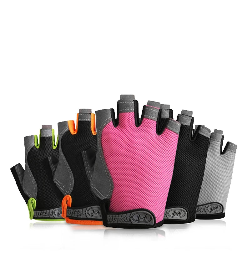 Breathable Anti-Slip Half Finger Gloves for Fitness Cycling Summer Gym Cycling Gloves for Men And Women Bicycle Riding Fishing