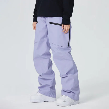 2025 Winter Women Ski Pants Snowfield Windproof Snowboard Sport Trousers Warm Man Loose Overalls New Pro Waterproof Skiing Pants