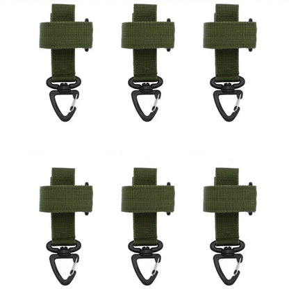 Multi-purpose Nylon Gloves Hook Work Gloves Safety Clip Outdoor Tactical Climbing Rope Camping Hanging Buck Outdoor Camping