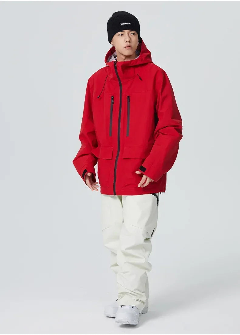 Outdoor Winter Skiing Jacket 2025 Man Snowfield Sport Tops Couple Ski Cold Coat Pro Warm Waterproof Woman Snow Tracksuit Clothes
