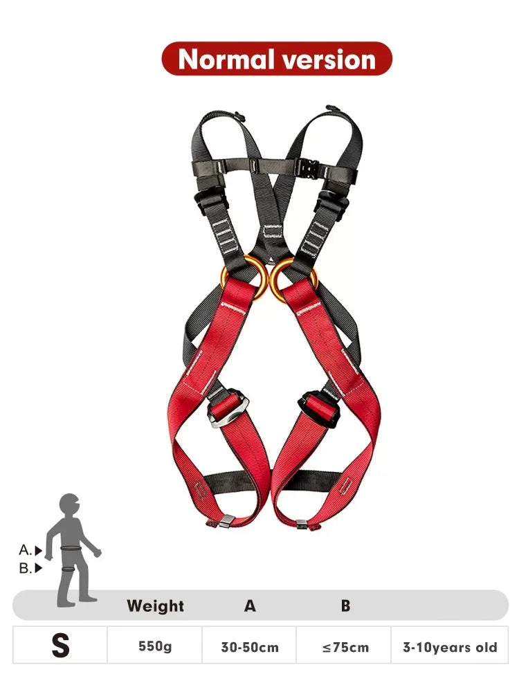Child Indoor Expansion Full Body Harness Outdoor Rock Climbing Outdoor Protection Children Safety Belt