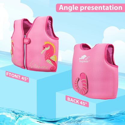 Neoprene Children's Life Jacket Wakeboard Jet Surf Surfing Buoyancy Aid Safe Buckle Jackets for Surfing Swimming Sailing Rafting