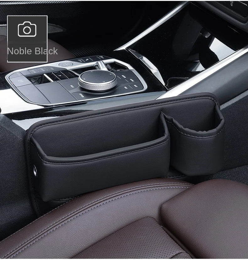Car Seat Gap Organizer Multifunction Console Crevice Filler Side Storage Box with Cup Holder Sundries Storage Pocket Accessories