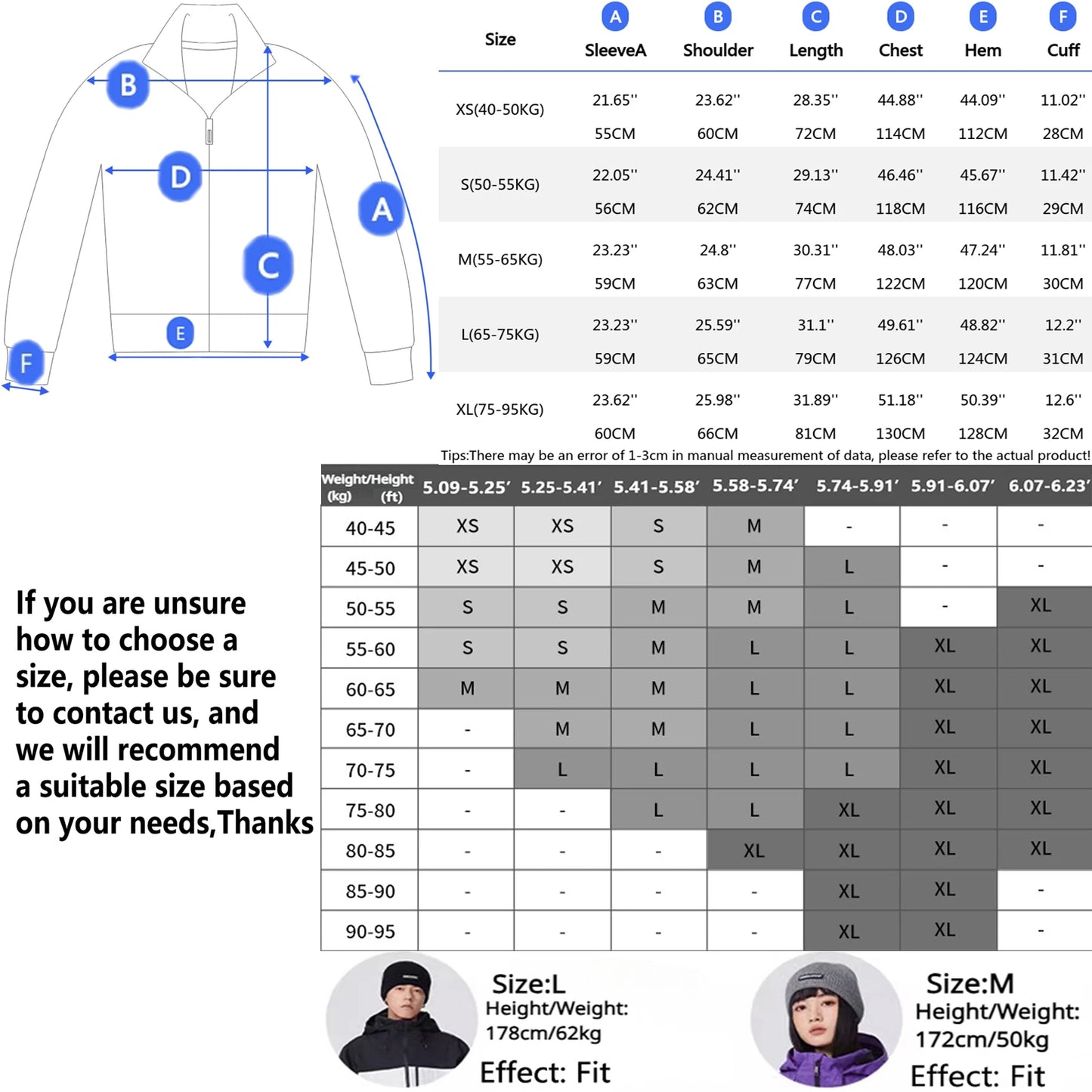 Woman Waterproof Skiing Jackets 2025 New Snowboard Coats Outdoor Sport Male Ski Jacket Men Warm Snowmobile Hooded Zipper Clothes
