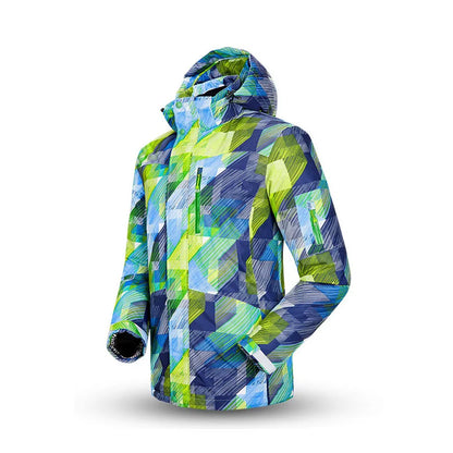 New Men's Ski Hoodie Warm Windproof Waterproof Ski Hoodie Jacket Outdoor Skiing Snowboarding Hoodie Ski Equipment