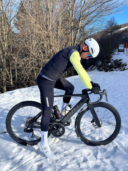 DAREVIE Cycling Men's Jacket WindProof Fleece Pro Cycling Jackets Longsleeve Warm Soft Brushed Pro Breathable Bicycle Clothing