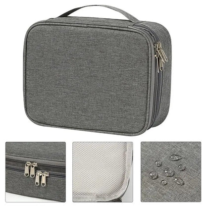 Electronics Organizer Travel Case Compact Waterproof Electronics Organizer Case Travel Essentials Cable Storage Bag For Mini