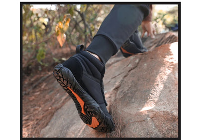 Hiking shoes Pro Non-Slip Waterproof Winter, Winter Barefoot Shoes,  Mens Womens Winter Barefoot