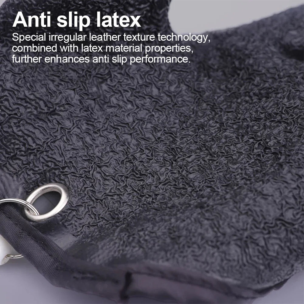 Fishing Gloves Catch Fish Anti-slip Durabl Knit Full Finger Waterproof Work Cutproof Glove Clasp Left Right Apparel Protect Hand