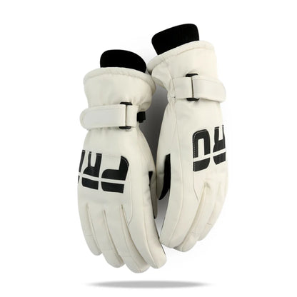 Waterproof ski gloves for women, warm and windproof for men, with added insulation and thickness. Suitable for cycling, outdoor