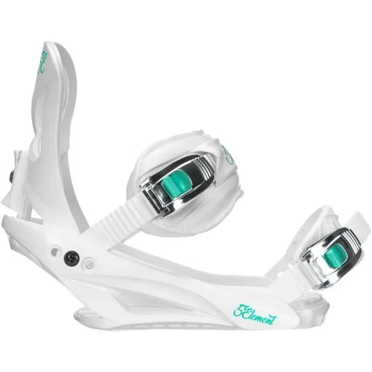 5th Element Layla Adult Snowboard Bindings for Women-Designed. Universal bindings disc and Hardware S(6-8)