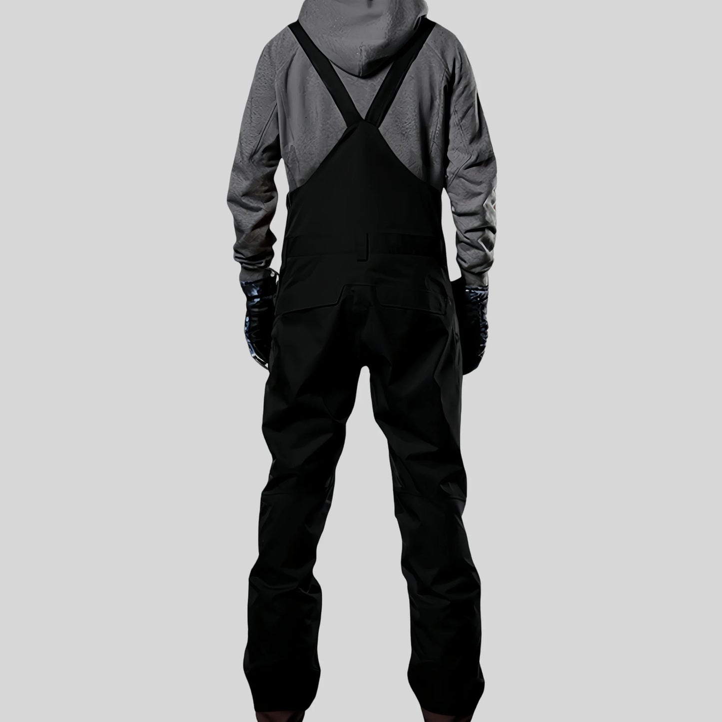 Waterproof Snowboard Sport Pants Winter New Skiing Trousers Men Loose Ski Overalls Outdoor Windproof Snow Strap Pants Clothing