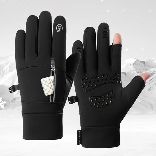 Unisex Winter Touchscreen Gloves Windproof Warm Skiing Outdoor Sports Cycling Fishing Running Snowboarding Anti-Freeze Gloves