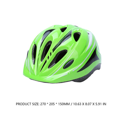 Child Bicycle Helmet Kids MTB Road Bike Helmets Safe Breathable Protection Headgear with Kneepads for Outdoor Sports Headpiece