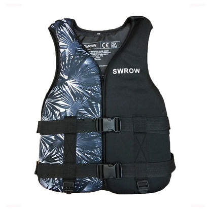 New Life Jacket Neoprene Safety Life Vest Water Sports Fishing Kayaking Boating Swimming Drifting Safety Vest for Adult Children