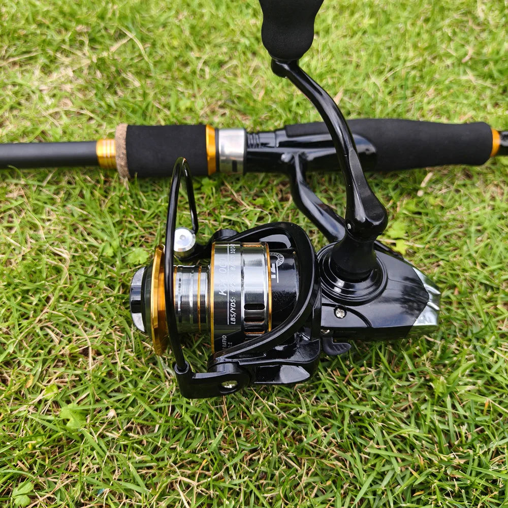 Professional Spinning Reel Ultra Light 1000~7000 5.2:1 Gear Ratio CNC Metal Spool Spinning Fishing Reel For Freshwater Saltwater