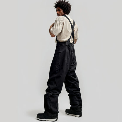 Loose Windproof Skiing Pants Thickening Warm Ski Overalls Men Winter New Snow Clothes Waterproof Pant Outdoor Snowboard Trousers