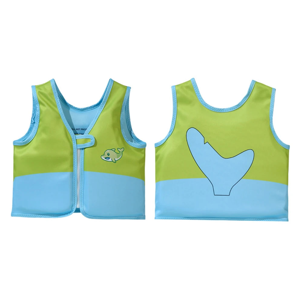 Kids Life Vest Toddlers Swim Vest Cartoon Swimsuit Children Swimming Aid Buoyancy Floatation Jackets Swimming Pool Accessories