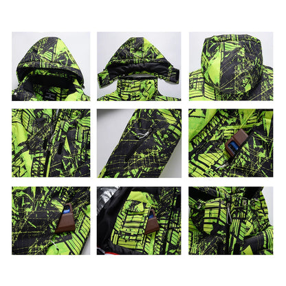 New Men's Snowboarding Ski Jacket Winter Outdoor Warm Windproof Waterproof Breathable Ski Clothes Male Skiing Ski Coat